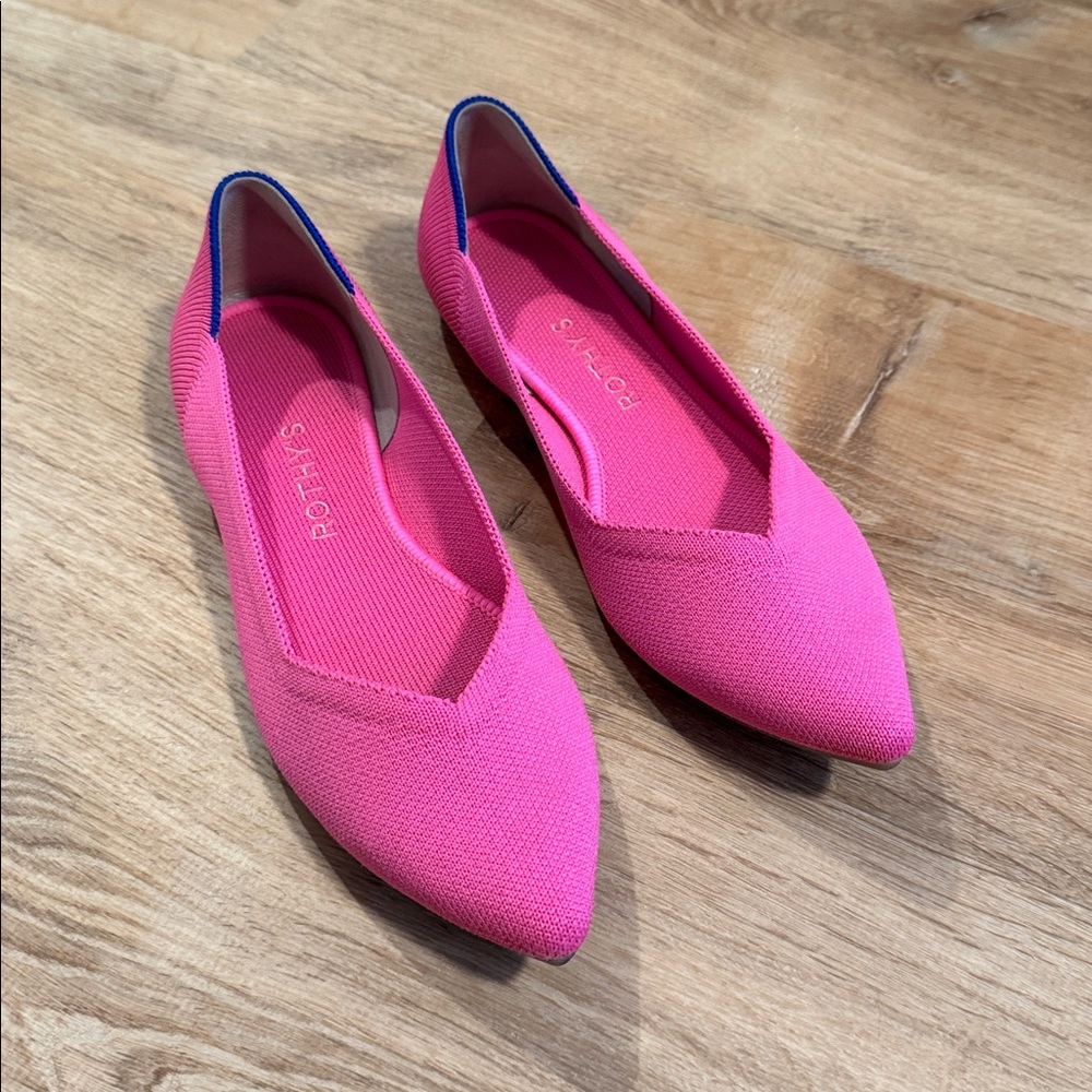 Rothy’s pink point size 8